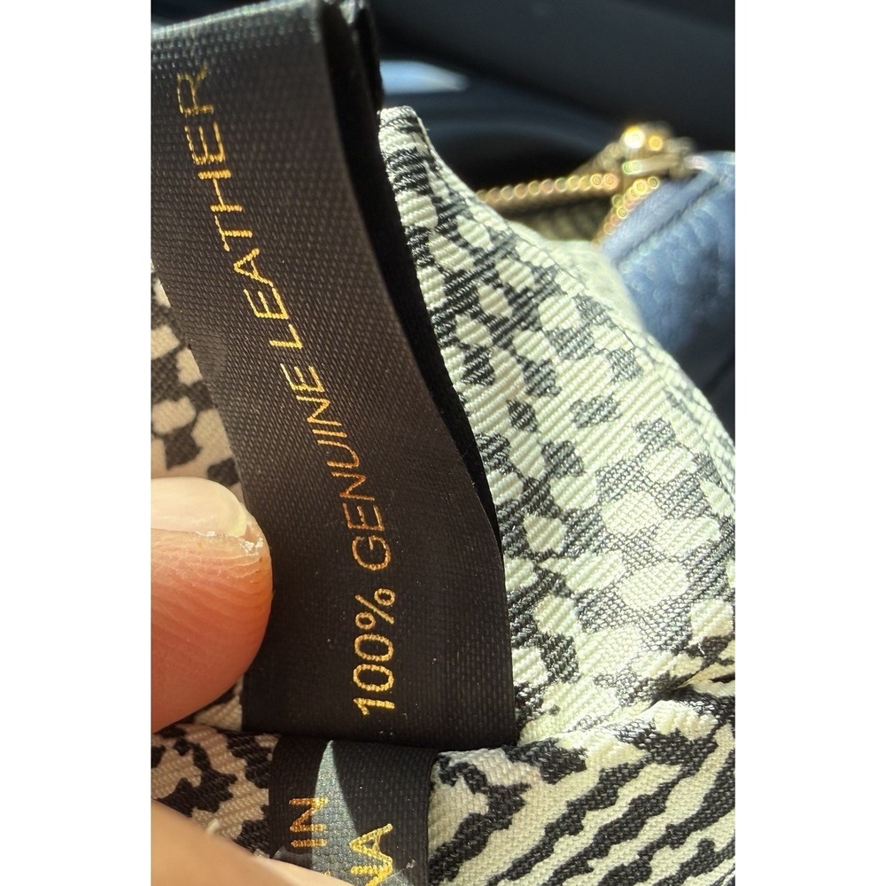 Rebecca Minkoff Womens Leather Mini M.A.C Navy Blue Crossbody Clutch Bag - Picture 11 of 13